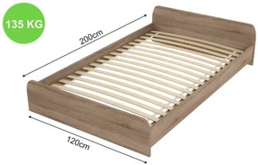 ATMOWOOD Drevený lamelový rošt 120 x 200 cm