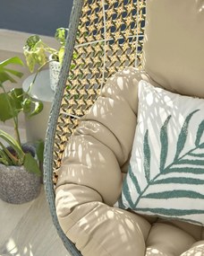 Záhradná závesná stolička cira s podstavcom viacfarebná MUZZA