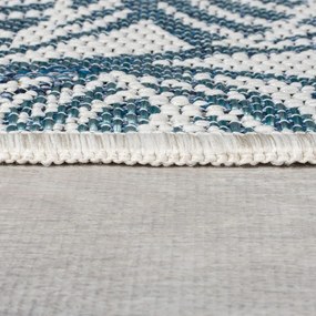 Zeleno-modrý vnútorný a vonkajší koberec 80x230 cm Bella Leaf – Flair Rugs