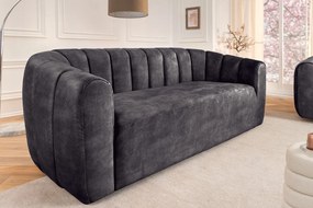 Pohovka BABYLON 200 cm velvet antracit