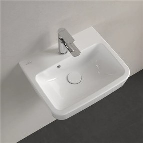 VILLEROY &amp; BOCH O.novo závesné umývadielko s otvorom, s prepadom, 450 x 370 mm, biela alpská, 43444501