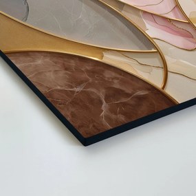 DUBLEZ | Moderný art deco obraz - Krása v mramore | UV potlač, Premium