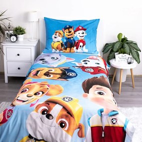 Detské obliečky na jednolôžko z mikrovlákna 140x200 cm Paw Patrol - Jerry Fabrics