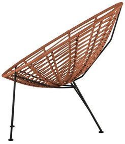 Červené kreslo WOOOD Jane