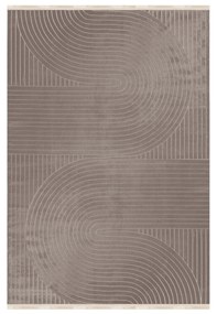 Ayyildiz Kusový koberec STYLE 8902, Mocca Rozmer koberca: 80 x 250 cm
