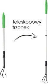 Garden Line Záhradný kultivátor s teleskopickou rukoväťou 80–115 cm