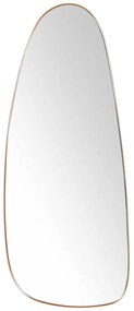 Nástenné kovové zrkadlo 39 x 95 cm zlaté CERGY Beliani