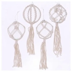 Súprava 4 závesných vianočných ozdôb Boltze Nara