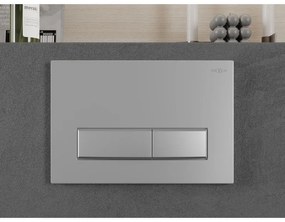 Mexen Fenix ​​​​Air 09, pneumatické dvojité tlačidlo na splachovanie, chróm matný, 6A0902