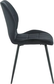 SI Stolička Jake Velvet čierna