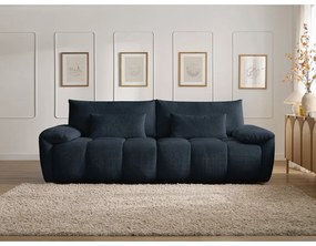 Tmavomodrá ženilková pohovka 264 cm Ivane – Bobochic Paris