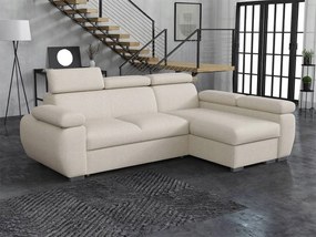 Rohová sedacia súprava Gozo (svetlobéžová)