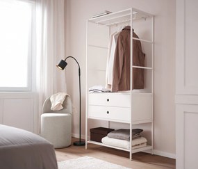 Vešiaková stena »KLAAR« s 2 zásuvkami