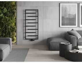 Mexen Orlando, vykurovacie teleso 1380 x 600 mm, 499 W, čierna, W207-1380-600-00-70