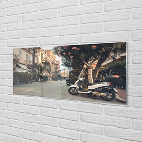 Obraz plexi Mestské motocykle palmového leta 120x60 cm