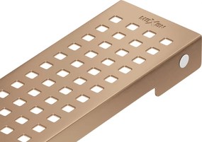 Mexen Flat, krytka pre lineárny podlahový žľab 90 cm, vzor M08, medená matná, 1C25090