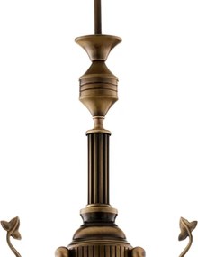 Brilagi - Stropný luster na tyči TAURUS 3xE27/15W/230V priemer 70 cm bronz