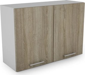 Kuchynský blok Irma, biela/dub sonoma