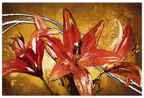 Obraz kvetov ľalií (90x60 cm)