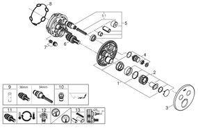 GROHE 29119000 - Termostat GROHTHERM SMARTCONTROL lesklý chróm
