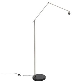 Moderná stojaca lampa oceľ nastaviteľná - Editor
