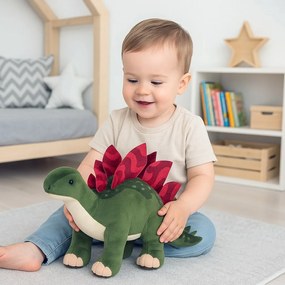 Baby Mix Plyšová hračka dinosaurus Stegosaurus, 38 cm