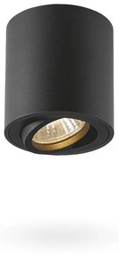 Moderné valcové bodové LED svietidlo – čierne | VIDEX