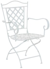 Kovová stolička Adara (SET 2 ks) - Biela