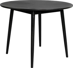 WL-Living Fabio okruhlý jedálenský stôl - Čierna, 100 cm
