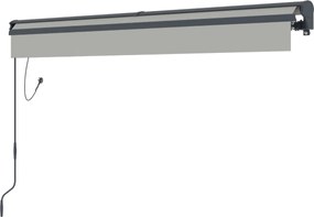 Elektrická markíza BestBerg BBSU-E295LG / 295 × 250 cm / svetlo sivá