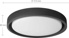 Brilagi -LED stmievateľné svietidlo MATTEO LED/60W/230V 3000-6500K pr. 51,5 cm čierna+DO
