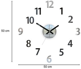 Nástenné hodiny Box čierne
