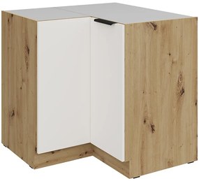 Kuchynská skrinka Aria-Wh/Ar Anti Fingerprint 90x90 Dn 2f Bb