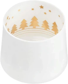 Räder Biely porcelánový svietnik FIR FOREST