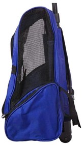 Vozík na prenášanie domácich miláčikov 2 v 1, viac farieb, modrý