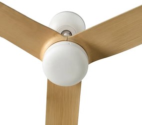 FARO 33816WT-Stropný ventilátor PUNT M hnedá/biela pr. 132 cm WT+ diaľkové ovládanie