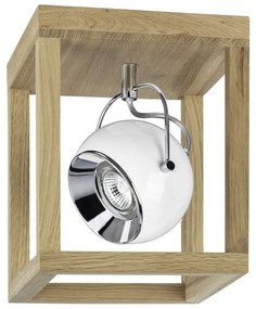 Spot-Light 5222174 - LED Stropné svietidlo ROY 1xGU10/5W/230V matný dub