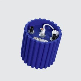 Sollux  SL.1809 - Bodové svietidlo AURA 1xGU10/10W/230V 10 cm modré