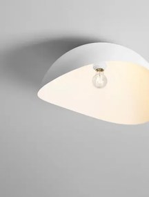 LED biele dizajnové stropné svietidlo Opsi 50
