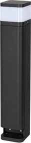 BRILAGI - Vonkajšie svietidlo s 2 zásuvkami SCHUKO PILLAR 1xG9/11W/230V IP44 čierne