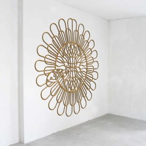 Drevený obraz Mandala Ryba | Vyrezávaná 3D dekorácia na stenu | SENTOP HDF0348