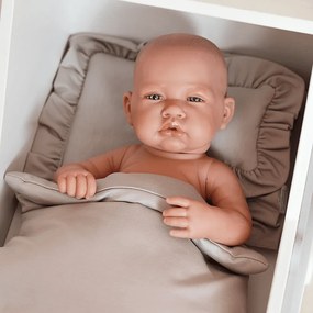 Súprava obliečok pre bábiky cappuccino 28x42cm