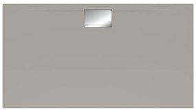 VILLEROY &amp; BOCH Architectura MetalRim obdĺžniková sprchová vanička akrylátová, štandardný model, protišmyk (B), 1600 x 900 x 48 mm, Grey, UDA1690ARA248V-3S