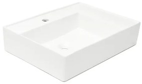 Umývadlo SAT Cube Way 60x46 cm otvor pre batériu uprostred SATCW6046P, 1 ks