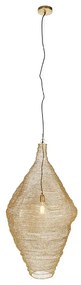 Orientálna závesná lampa zlatá 60 cm - Nidum L.