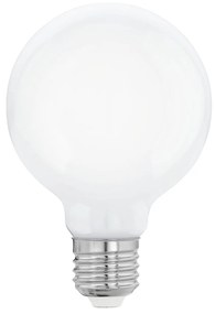 EGLO Úsporná LED žiarovka, E27, G80, 9W, 1055lm, 2700K, teplá biela