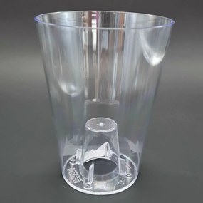 AMADEA Kvetináč plastový - doplnok k dreveným kvetináčom, priemer 13 cm, výška 17 cm