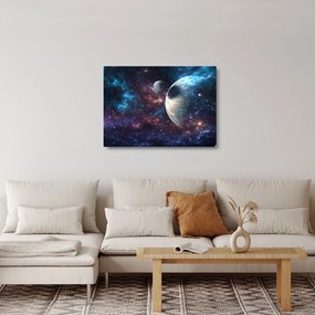 Sklenený obraz vesmíru (70x50 cm)