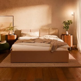 Manželská posteľ BORGO 180×200 cm béžová