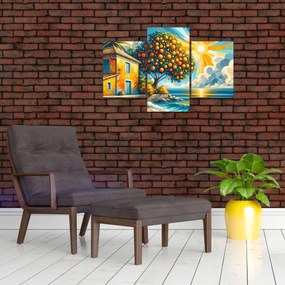 Obraz - Dom s pomarančmi I. (90x60 cm)